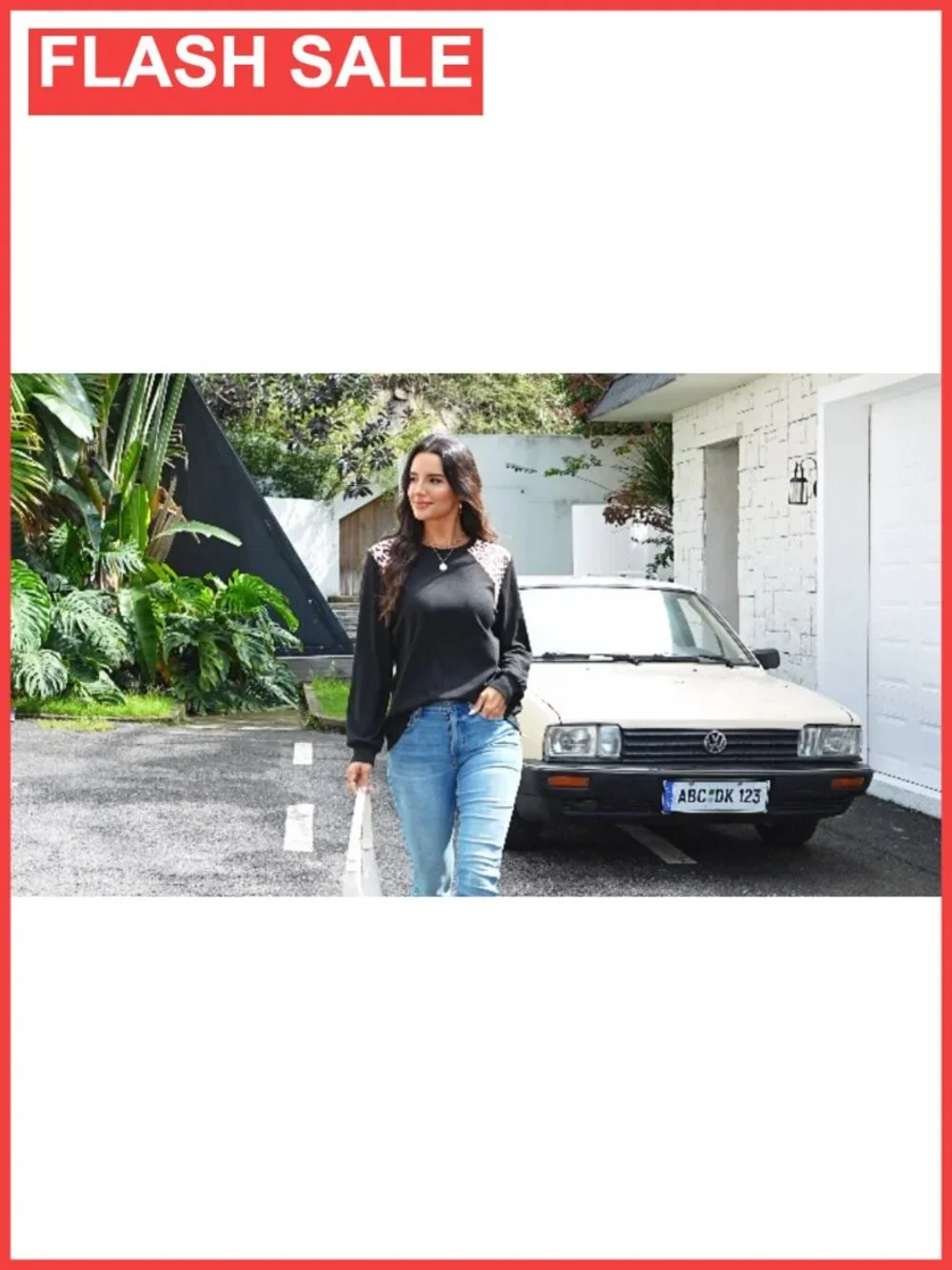 Women's Crewneck Long Sleeve Pullover Sweatshirt Thermal Knit Relaxed Fit_6
